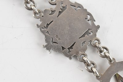 Lot 2036 - MASONIC INTEREST; a George V hallmarked silver...