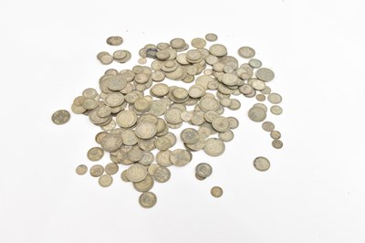 Lot 2520 - A collection of pre-1947 mainly half silver...