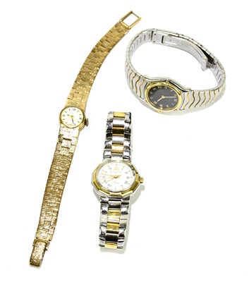 Lot 1666 - ROTARY; a lady's vintage 9ct yellow gold...