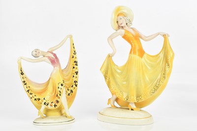 Lot 482 - STEFAN DAKON FOR KATZHUTTE; a Art Deco figure...