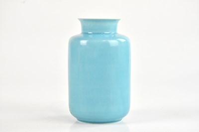 Lot 1570 - A Chinese porcelain vase of cylindrical form...