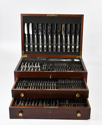Lot 2000 - An Elkington canteen of cutlery containing...