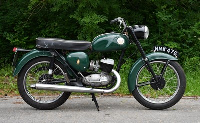 Lot 1002 - BSA; 175, 175cc, registration NMW 47G, black...