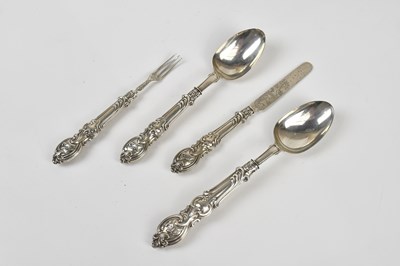 Lot 2202 - AARON HATFIELD & SONS; a Victorian hallmarked...
