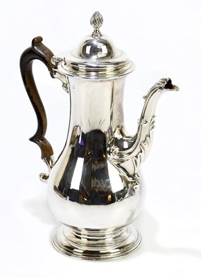 Lot 2030 - FRANCIS CRUMP; a George II hallmarked silver...