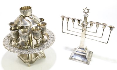 Lot 2163 - BRITTON, GOULD & CO; a George VI hallmarked...