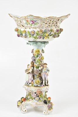 Lot 2555 - A late 19th century Continental floral...