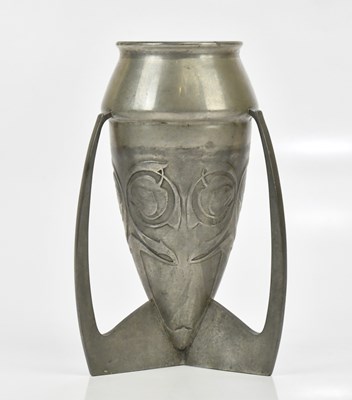 Lot 137 - ARCHIBALD KNOX FOR TUDRIC PEWTER; a 'Rocket'...