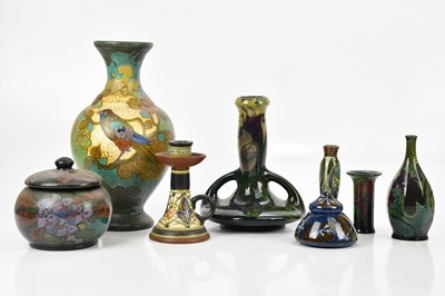 Lot 511 - GOUDA; a collection of Dutch art pottery...