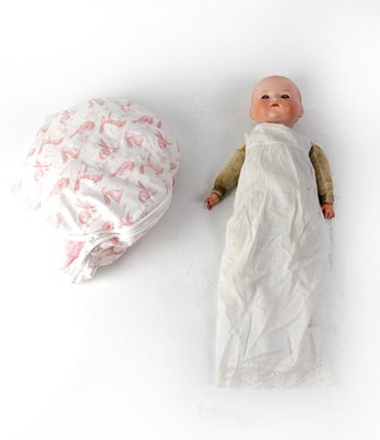 Lot 238 - ARMAND MARSEILLE; a bisque head doll, no.341/4,...