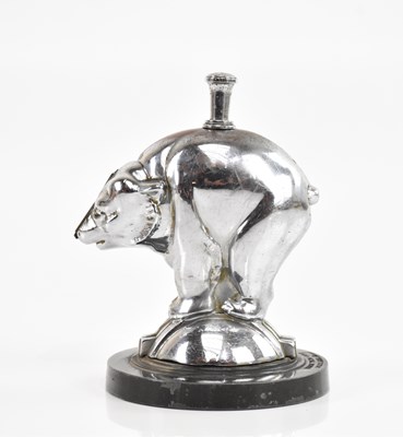Lot 172 - RONSON; an Art Deco chrome plated novelty desk...
