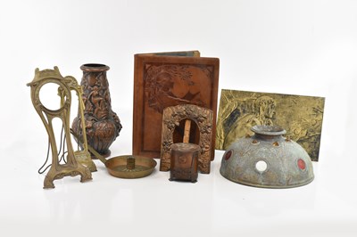 Lot 131 - A collection of Arts & Crafts and Art Nouveau...
