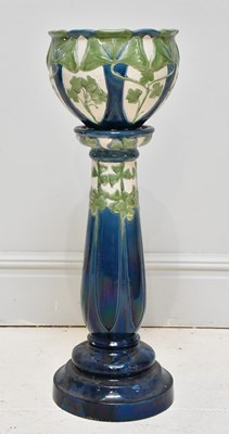 Lot 565 - BERMANTOFTS; a large art pottery faience ware...
