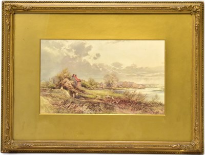 Lot 626 - INDISTINCTLY SIGNED; 19th century watercolour,...