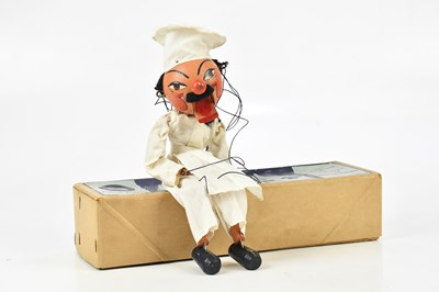 Lot 1559 - PELHAM PUPPETS; a 'Chef' puppet, boxed with...