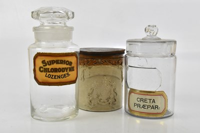 Lot 1353 - SUPERIOR CHLORODYNE LOZENGES; an advertising...