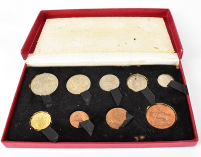 Lot 976 - A George VI nine-coin proof set 1950,...