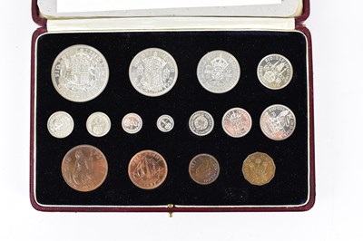 Lot 959 - A George VI silver and bronze fifteen-coin...