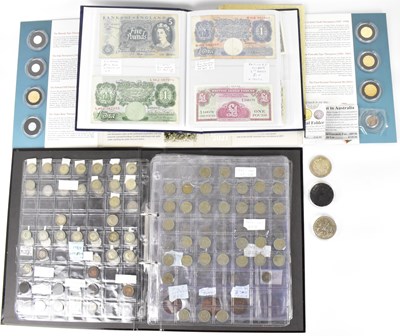 Lot 975 - Mixed coins and banknotes to include coin sets,...