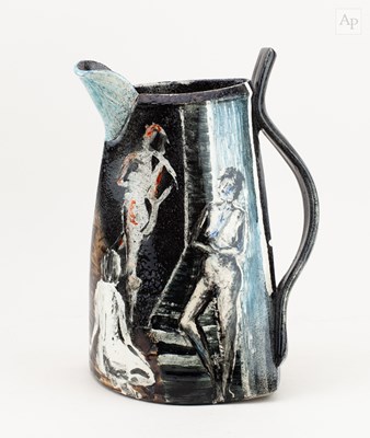 Lot 492 - PAUL JACKSON (born 1954); a red earthenware...