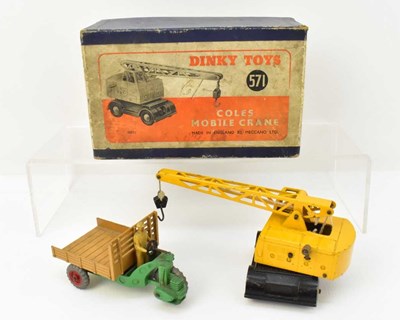 Lot 505 - DINKY; a 571 Coles Mobile Crane, boxed.