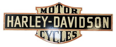 Lot 279 - A decorative enamelled advertising sign for...