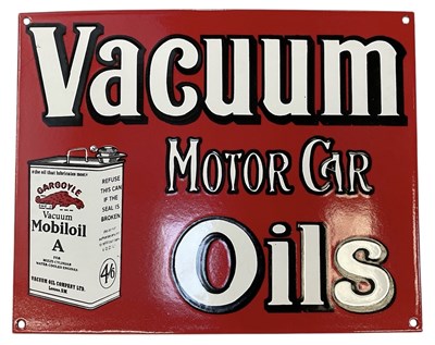 Lot 289 - A decorative enamelled advertising sign for...