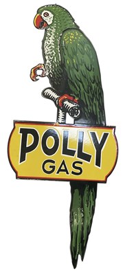Lot 290 - A decorative enamelled advertising sign for...
