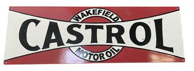 Lot 293 - A decorative enamelled advertising sign for...