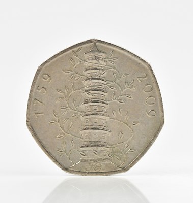 Lot 2500 - A Kew Gardens fifty pence coin, 2009.