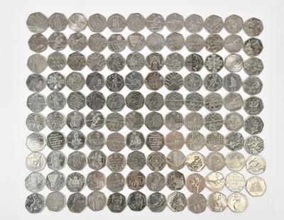 Lot 2525 - A collection of commemorative fifty pence...