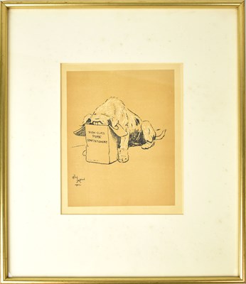 Lot 868 - CECIL ALDIN; a lithographic print, image of a...