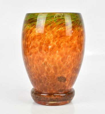 Lot 50 - MONART; a large art glass vase of ovoid form,...