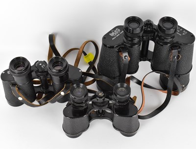 Lot 546 - Three pairs of vintage binoculars to include...