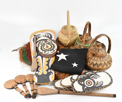 Lot 1512 - A collection of reproduction tribal and ethnic...