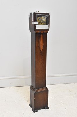 Lot 1292 - A longcase clock of small proportions, height...