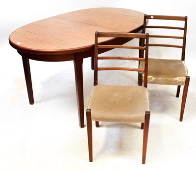 Lot 52 - G-PLAN; a mid-20th century D-end extending...