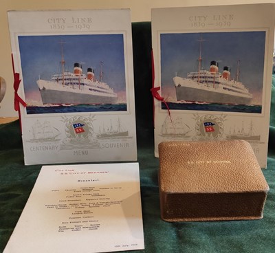 Lot 303 - ELLERMAN LINE; ephemera to include items...