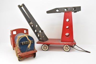 Lot 471 - A mid to early 20th century homemade wooden...