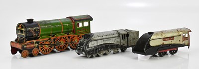 Lot 1425 - WELLS BRIMTOY; two tinplate models, to include...