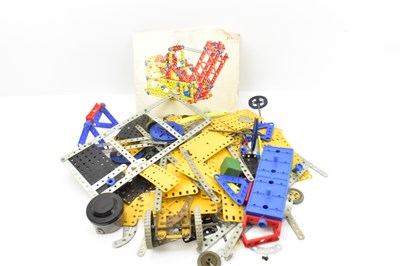 Lot 654 - Various items of loose Meccano.