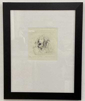 Lot 2322 - ROBERT OSCAR LENKIEWICZ (1941-2002); a black...