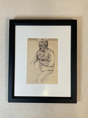 Lot 2297 - ROBERT OSCAR LENKIEWICZ (1941-2002); ink study,...