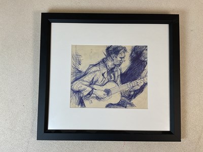 Lot 2298 - ROBERT OSCAR LENKIEWICZ (1941-2002); blue ink...