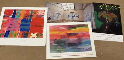 Lot 2269 - A group of exhibition posters, Philip Sutton,...