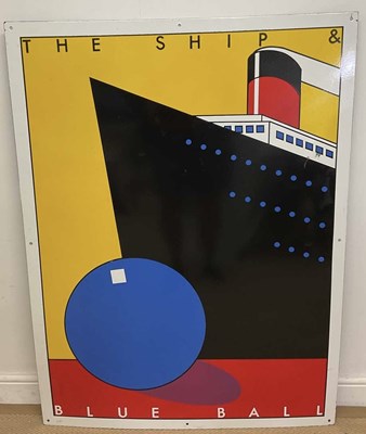 Lot 168 - DAN FERN; a rare late 20th century enamelled...