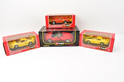 Lot 272 - BBURAGO; three 1:24 scale diecast vehicles...