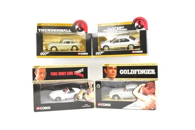 Lot 392 - CORGI; four boxed diecast models from the 007...