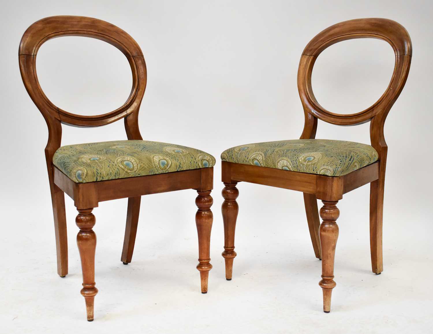 Lot 16 - A set of four early 20th century walnut framed...