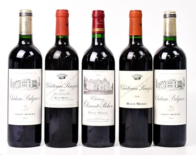 Lot 995 - Five bottles of Haut-Medoc wines, comprising...